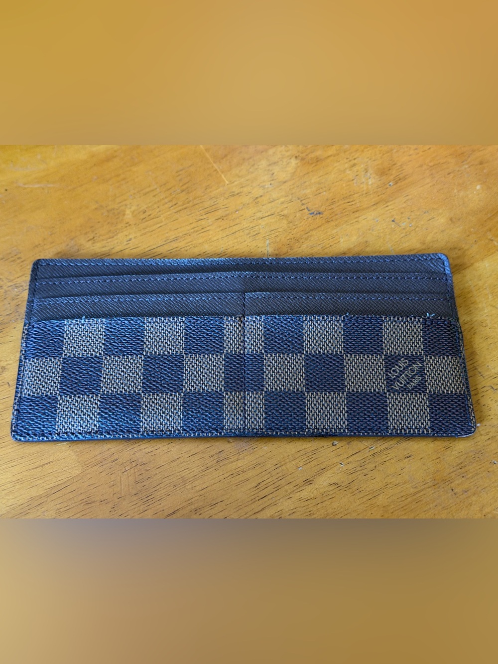 🔥Louis Vuitton Damier Ebene wallet insert. 6 credit card slots and money insert